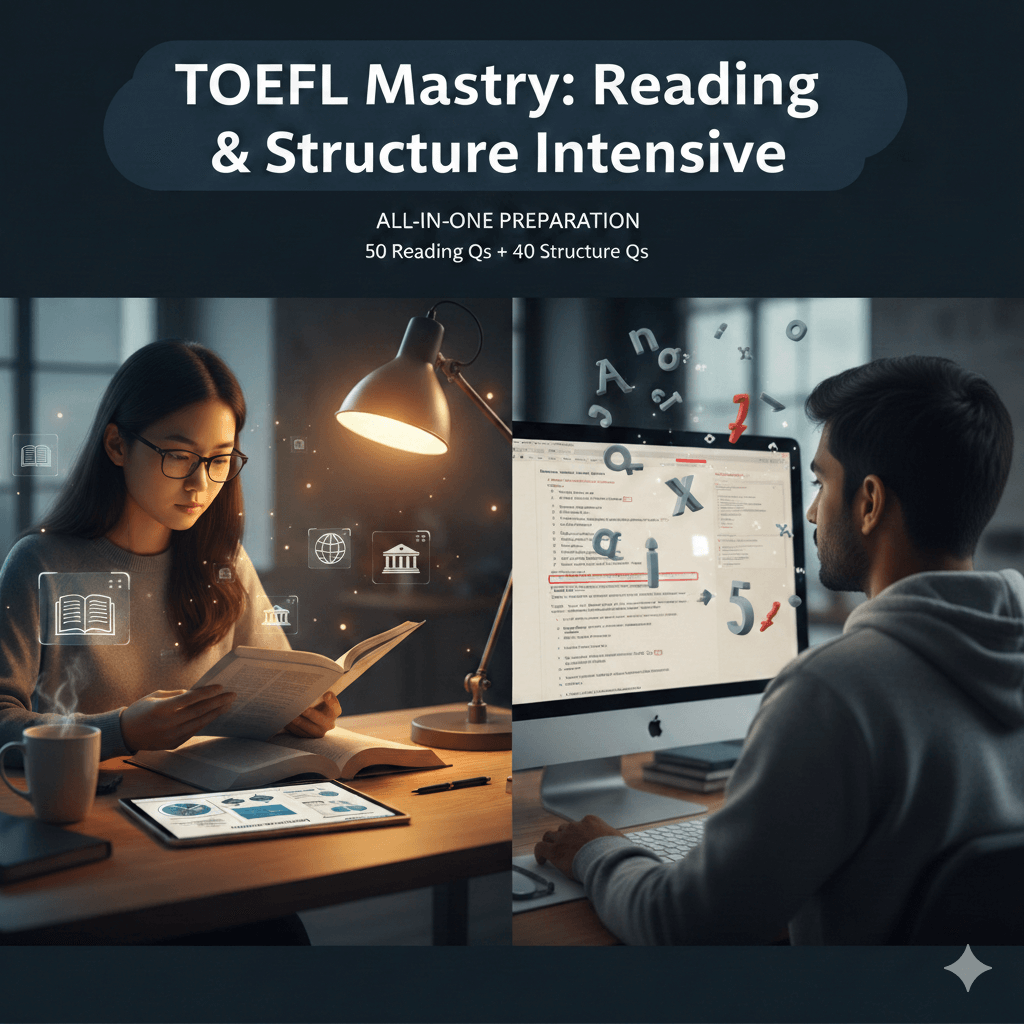 TOEFL Preparation: Master Your Reading & Structure Comprehension Skills